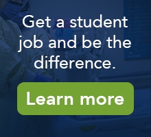 Get a student job and be the difference.